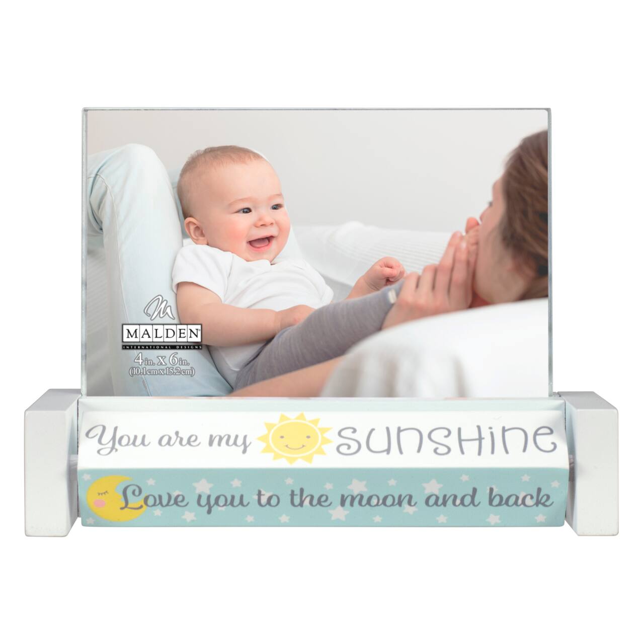 Malden International Designs Baby 4" x 6" Spin Quote Frame